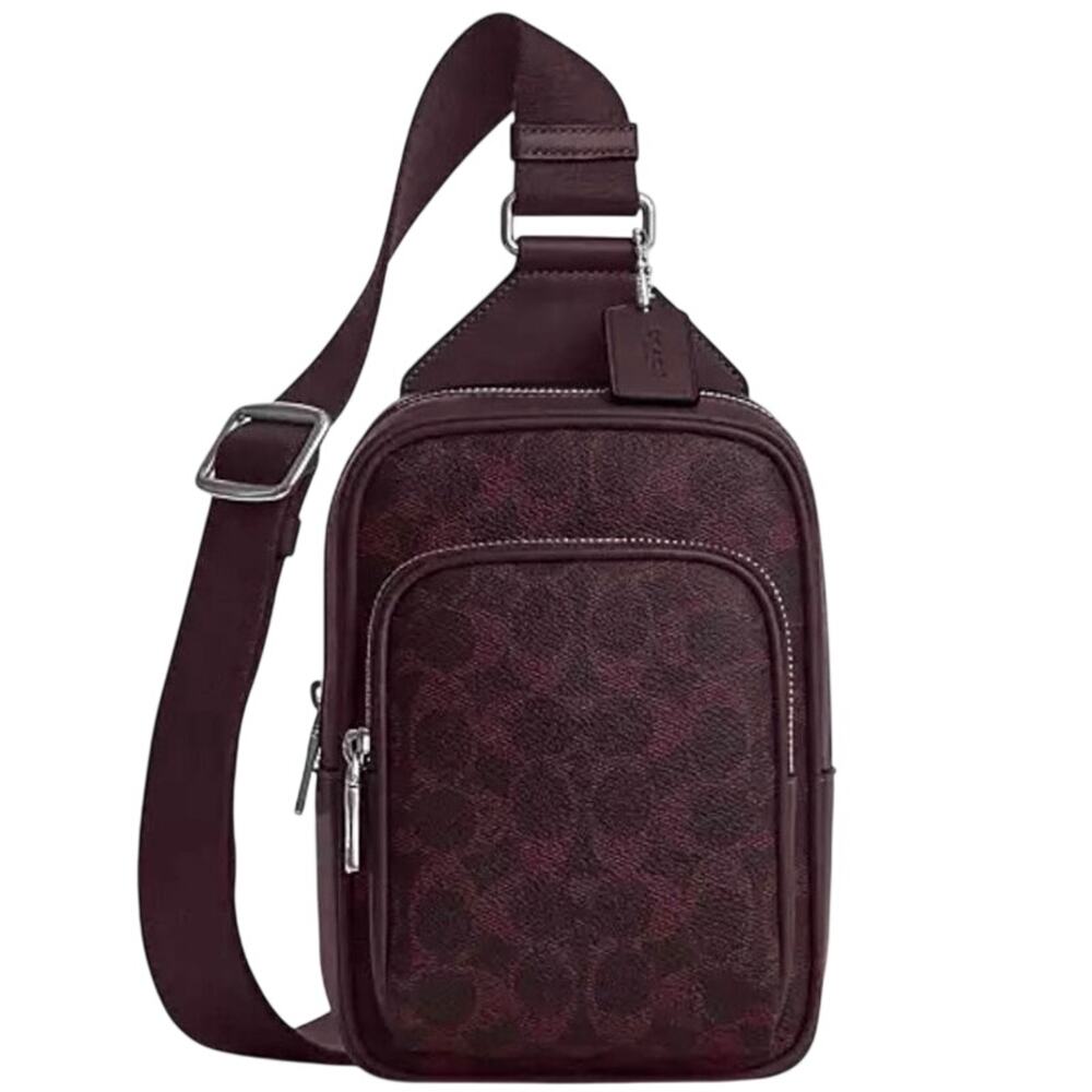 Coach Racer Sling Pack
In Signature Canvas Currant / Black